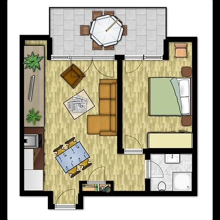 شقة 2 Poseidon بولتينهاجين